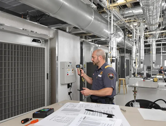 Professional filter system inspection by Wrentham Air Duct Cleaning in Wrentham